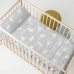 Sprei HappyFriday BASIC KIDS Grijs 100 x 130 cm Wieg voor baby's