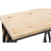 Dviejų staliukų rinkinys Home ESPRIT Medžio Metalinis 64 x 34 x 65 cm