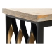Dviejų staliukų rinkinys Home ESPRIT Medžio Metalinis 64 x 34 x 65 cm