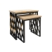 Set di 2 tavoli Home ESPRIT Legno Metallo 64 x 34 x 65 cm