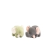 Peluche Crochetts Bebe Verde Elefante 27 x 13 x 11 cm 2 Peças