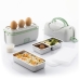 3-in-1 elektrische steamer lunchtrommel met recepten Beneam InnovaGoods