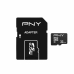 Micro-SD memóriakártya adapterrel PNY Performance Plus 32 GB