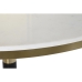 Pusdienu galds DKD Home Decor 93 x 93 x 79,5 cm Melns Bronza Metāls Balts Marmors