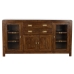 Buffet DKD Home Decor Verre Acacia (150 x 40.5 x 80 cm)