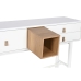 Consola Home ESPRIT Amarelo Branco Madeira MDF 120 x 35 x 90 cm