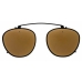 Unisex solbriller med klips Vuarnet VD190100032121