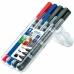 Set Flomastera Staedtler 348-SWP4 trajan Dvostruki vrh Pisana (4 kom.) (Obnovljeno A)