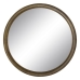 Stensko ogledalo 88,2 x 2,5 x 88,2 cm Krožen Zlat Aluminij