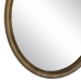 Stensko ogledalo 88,2 x 2,5 x 88,2 cm Krožen Zlat Aluminij