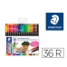 Conjunto de Canetas de Feltro Staedtler 3187 Multicolor (36 Peças)