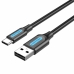 USB Cable Vention 50 cm Black (1 Unit)