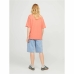 Dames-T-Shirt met Korte Mouwen Jack & Jones Jxpaige Oranje