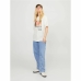 Camisola de Manga Curta Mulher Jack & Jones Jxpaige Branco