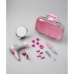 Child's Hairedressing Set Klein Braun Pink Grey