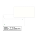 borítékok Liderpapel SL37 Fehér Papír 115 x 225 mm (250 egység)