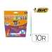 Set di Pennarelli Bic 8289641 Multicolore (10 Pezzi)