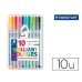 Marker-Set Staedtler 338 SB10 (10 Stücke)