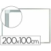 Magnetická tabule Q-Connect KF03580 Bílý Hliník 200 x 100 cm