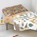 Drap housse HappyFriday Moshi Moshi Harvestwood Multicouleur 90 x 200 x 32 cm