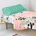 Fitted bottom sheet HappyFriday Moshi Moshi Panda Garden Multicolour 90 x 200 x 32 cm