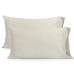 Pillowcase HappyFriday Basic Beige 50 x 75 cm (2 Units)