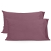 Funda de almohada HappyFriday Basic Magenta 50 x 75 cm (2 Unidades)