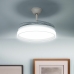 LED-valguse ja 4 sissetõmmatavate labadega lae ventilaator Blalefan InnovaGoods Valge 72 W Ø49,5-104 cm