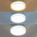 LED-valguse ja 4 sissetõmmatavate labadega lae ventilaator Blalefan InnovaGoods Valge 72 W Ø49,5-104 cm