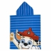 Apsiaustas - rankšluostis su gobtuvu The Paw Patrol Blue 50 x 115 cm