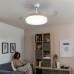 Ventilator de tavan cu lumină LED și 4 palete retractabile Blalefan InnovaGoods Lemn 72 W Ø49,5-104 cm