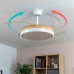 Ventilatore da Soffitto con Luce LED e 4 Pale Retrattili Blalefan InnovaGoods Legno 72 W Ø49,5-104 cm