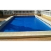 Copertura per piscina Ubbink Azzurro 400 x 610 cm Polietilene