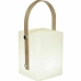 Bureaulamp Lumisky Tiky 10 x 10 x 25 cm Wit Bruin Bamboe Plastic