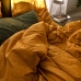 Покривало за одеяло HappyFriday Basic Горчица 240 x 220 cm
