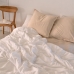 Покривало за одеяло HappyFriday Basic Бял 140 x 200 cm