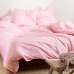 Housse de Couette HappyFriday Basic Rose clair 200 x 200 cm