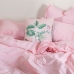 Housse de Couette HappyFriday Basic Rose clair 200 x 200 cm