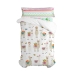 Set di copripiumino HappyFriday Moshi Moshi Cute Llamas Multicolore 2 Pezzi