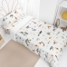 Set di copripiumino HappyFriday Mini Savanna Multicolore 2 Pezzi