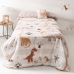 Duvet cover set HappyFriday Moshi Moshi Dino Family Multicolour 2 Pieces