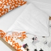 Quilt Cover without Filling HappyFriday Mr Fox Dogs Multicolour 90 x 200 cm