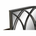 Peegel koos kinnituskronsteiniga DKD Home Decor Must Metall Peegel 40 x 12 x 80 cm
