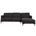 Chaise lonngue sofa DKD Home Decor Grå Metal 250 x 160 x 85 cm