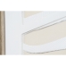 Obraz Home ESPRIT Biały Beżowy Abstrakcyjny Skandynawski 83 x 4,5 x 83 cm (2 Sztuk)