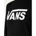 Damen Sweater mit Kapuze Vans Drop v Logo Schwarz