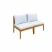 Havesofa Alma Brun Grå Akacie 124 x 70 x 77,5 cm