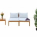 Garden sofa Alma Brown Grey Acacia 124 x 70 x 77,5 cm
