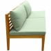 Havesofa Alma Brun Grøn Akacie 124 x 70 x 77,5 cm