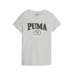 T-Shirt met Korte Mouwen Puma Squad Graphicc Tlight Lichtgrijs (XS)